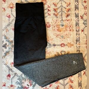 Gymshark Black and Gray Leggings